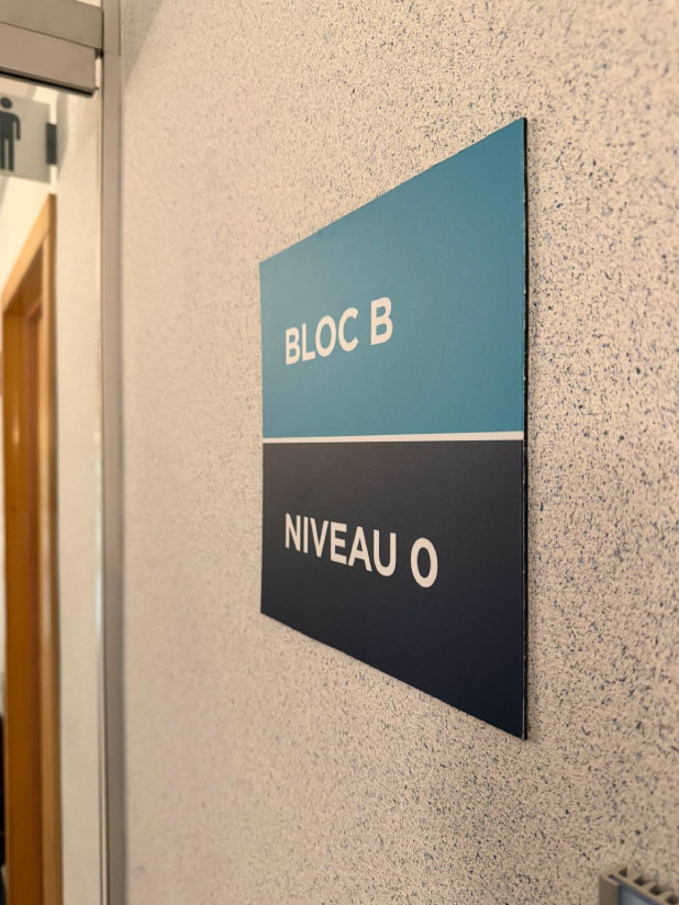 Panneau signalétique dibond Arlon