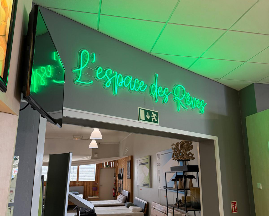 Enseigne lumineuse sur mesure