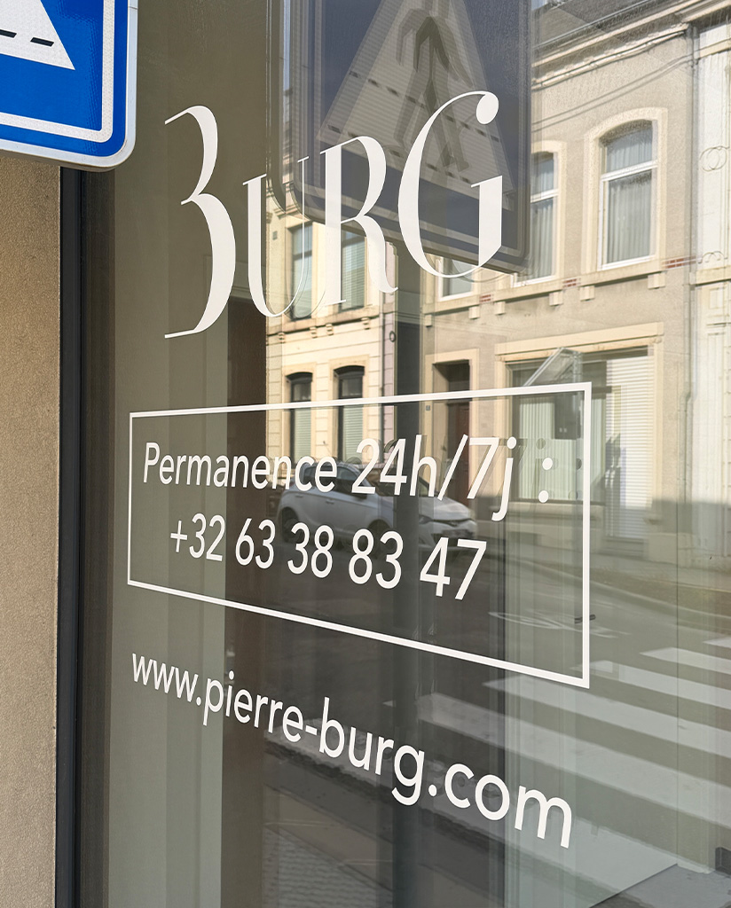 Lettres découpées Arlon